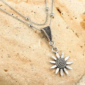 Sunflower flower 🌸 Summer Necklace